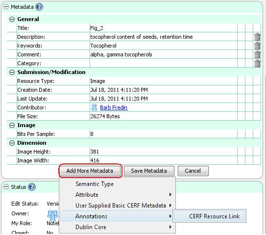 Add metadata