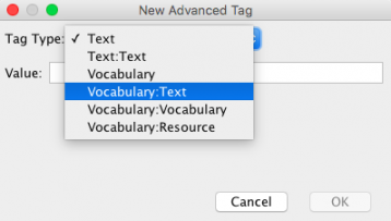 New advanced tag