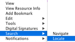 Search locate